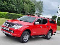USED 2016 16 MITSUBISHI L200 2.4 DI-D 4X4 BARBARIAN DCB 178 BHP CANOPY + SAT NAV + LEATHER