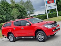 USED 2016 16 MITSUBISHI L200 2.4 DI-D 4X4 BARBARIAN DCB 178 BHP CANOPY + SAT NAV + LEATHER