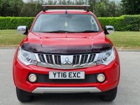 USED 2016 16 MITSUBISHI L200 2.4 DI-D 4X4 BARBARIAN DCB 178 BHP CANOPY + SAT NAV + LEATHER