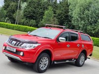 USED 2016 16 MITSUBISHI L200 2.4 DI-D 4X4 BARBARIAN DCB 178 BHP CANOPY + SAT NAV + LEATHER