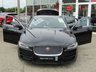 USED 2016 16 JAGUAR XE 2.0 PORTFOLIO 4d 161 BHP Finished in EBONY BLACK with contrasting BLACK HEATED LEATHER interior. This XE stands out from the competition with its swooping, handsome looks. It is one of the best in its class for its drive, comfort, and practicallity. Features include ONLY &pound;20 ROAD TAX, Sat Nav, DAB, B/Tooth, Cruise, Front and Rear Park Sensors. This is a Top of the Range fantastic family saloon car thats smart inside and sporty to drive. Jaguar Dealer serviced at 21502 miles, 44056 miles, 64655 miles and at 85847 miles.
