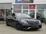 USED 2015 65 MERCEDES-BENZ E-CLASS 5.5 AMG E 63 4d 550 BHP Finished in OBSIDIAN BLACK with BLACK HEATED LEATHER trim. This E63 combines huge performance and noise with a great cabin. This is an astonishing car in so many ways, not only is it a great family car with all sorts of convenient and hi-tech features, it&rsquo;s also one of the fastest cars on the road. Features include Panoramic Sun Roof, Sat Nav, Heated Memory Leather seats, DAB Radio, 360 Cameras, 19" Alloys and much more. Dealer serviced at 8883 miles, 23113 miles and on arrival at 32438 miles.