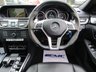USED 2015 65 MERCEDES-BENZ E-CLASS 5.5 AMG E 63 4d 550 BHP Finished in OBSIDIAN BLACK with BLACK HEATED LEATHER trim. This E63 combines huge performance and noise with a great cabin. This is an astonishing car in so many ways, not only is it a great family car with all sorts of convenient and hi-tech features, it&rsquo;s also one of the fastest cars on the road. Features include Panoramic Sun Roof, Sat Nav, Heated Memory Leather seats, DAB Radio, 360 Cameras, 19" Alloys and much more. Dealer serviced at 8883 miles, 23113 miles and on arrival at 32438 miles.