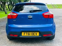 USED 2012 61 KIA RIO 1.4 3 5d 107 BHP BLUETOOTH - HEATED SEATS - CRUISE CONTROL