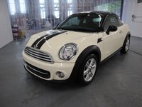 USED 2014 63 MINI COUPE 1.6 COOPER 2d 120 BHP WHITE COOPER COUPE WITH PEPPERPACK AND TWIN SPOKE ALLOY WHEELS AS FITTED FACTORY EXTRAS PLUS FULL BLUETOOTH PHONE WITH USB AUDIO THIS CAR IS QUITE SPECIAL