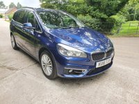USED 2016 16 BMW 2 SERIES 2.0 220D XDRIVE LUXURY GRAN TOURER 5d 188 BHP ZERO DEPOSIT FINANCE AVAILABLE