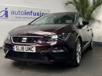 USED 2018 18 SEAT LEON 1.4 TSI FR TECHNOLOGY 5d 124 BHP SAT NAV PART LEATHER INTERIOR