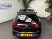 USED 2018 18 SEAT LEON 1.4 TSI FR TECHNOLOGY 5d 124 BHP SAT NAV PART LEATHER INTERIOR