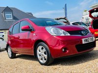 USED 2012 12 NISSAN NOTE 1.4 N-TEC PLUS 5d 88 BHP Low Mileage, FSH,  Sat Nav and 5 doors