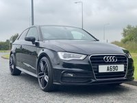 USED 2014 14 AUDI A3 1.2 TFSI S LINE 3d 104 BHP Sat Nav Privacy Glass