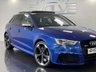 USED 2016 16 AUDI RS3 2.5 SPORTBACK QUATTRO NAV 5d 362 BHP F/S/H, PAN ROOF, S/S SEATS!