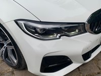 USED 2019 69 BMW 3 SERIES 2.0 320D M SPORT 4d 188 BHP STUNNING (NEW SHAPE) HUGE SPECIFICATION BMW 320 D M/SPORT AUTOMATIC - FINISHED IN FROZEN BRILLIANT WHITE WITH FULL BLACK LEATHER INTERIOR