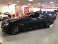 USED 2012 S MERCEDES-BENZ C CLASS 6.2 C63 AMG EDITION 125 2d 457 BHP * PAN ROOF * CLIMATE CONTROL * PARKING SENSORS * NAVIGATION SYSTEM * 18 INCH ALLOY WHEELS * 2 KEYS * LOW MILEAGE *