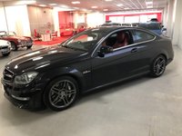 USED 2012 S MERCEDES-BENZ C CLASS 6.2 C63 AMG EDITION 125 2d 457 BHP * PAN ROOF * CLIMATE CONTROL * PARKING SENSORS * NAVIGATION SYSTEM * 18 INCH ALLOY WHEELS * 2 KEYS * LOW MILEAGE *