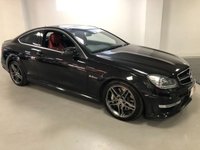 USED 2012 S MERCEDES-BENZ C CLASS 6.2 C63 AMG EDITION 125 2d 457 BHP * PAN ROOF * CLIMATE CONTROL * PARKING SENSORS * NAVIGATION SYSTEM * 18 INCH ALLOY WHEELS * 2 KEYS * LOW MILEAGE *