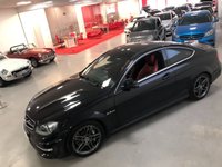 USED 2012 S MERCEDES-BENZ C CLASS 6.2 C63 AMG EDITION 125 2d 457 BHP * PAN ROOF * CLIMATE CONTROL * PARKING SENSORS * NAVIGATION SYSTEM * 18 INCH ALLOY WHEELS * 2 KEYS * LOW MILEAGE *