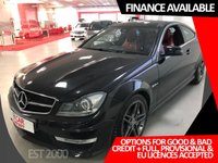 USED 2012 S MERCEDES-BENZ C CLASS 6.2 C63 AMG EDITION 125 2d 457 BHP * PAN ROOF * CLIMATE CONTROL * PARKING SENSORS * NAVIGATION SYSTEM * 18 INCH ALLOY WHEELS * 2 KEYS * LOW MILEAGE *