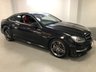 USED 2012 S MERCEDES-BENZ C CLASS 6.2 C63 AMG EDITION 125 2d 457 BHP * PAN ROOF * CLIMATE CONTROL * PARKING SENSORS * NAVIGATION SYSTEM * 18 INCH ALLOY WHEELS * 2 KEYS * LOW MILEAGE *