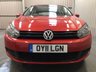 USED 2011 11 VOLKSWAGEN GOLF 1.2 S TSI 5d 103 BHP FINANCE RATES FROM 6.9% APR