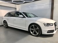 USED 2013 13 AUDI A4 1.8 AVANT TFSI BLACK EDITION 5d 168 BHP Low Mileage-Black Edition TFS!