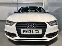 USED 2013 13 AUDI A4 1.8 AVANT TFSI BLACK EDITION 5d 168 BHP Low Mileage-Black Edition TFS!