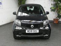 USED 2018 18 SMART FORTWO 1.0 PASSION 2d 71 BHP AIR CON BLUETOOTH AUX USB 6 MONTHS WARRANTY