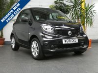 USED 2018 18 SMART FORTWO 1.0 PASSION 2d 71 BHP AIR CON BLUETOOTH AUX USB 6 MONTHS WARRANTY