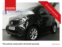 USED 2018 18 SMART FORTWO 1.0 PASSION 2d 71 BHP AIR CON BLUETOOTH AUX USB 6 MONTHS WARRANTY