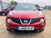 USED 2010 60 NISSAN JUKE 1.6 ACENTA 5d 117 BHP Great Looking Juke in Force Red Metallic