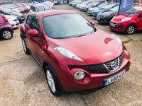 USED 2010 60 NISSAN JUKE 1.6 ACENTA 5d 117 BHP Great Looking Juke in Force Red Metallic
