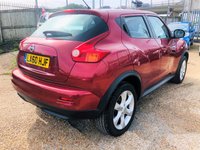 USED 2010 60 NISSAN JUKE 1.6 ACENTA 5d 117 BHP Great Looking Juke in Force Red Metallic