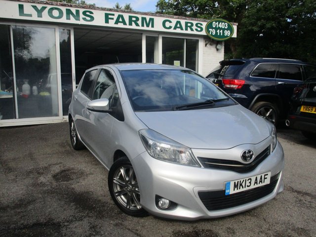 2013 13 Toyota Yaris 1.3 VVT-I SR 5d 98 BHP