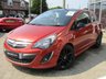 USED 2012 62 VAUXHALL CORSA 1.2 LIMITED EDITION 3d 83 BHP Finished in CHILLI ORANGE METALLIC with contrasting Dark Grey Sports Trim. This Vauxhall Corsa is one of the most popular superminis around. This 3 door model is spacious, practical and economical. Ideal for the small family or 1st time driver. Features include Sat Nav, B/Tooth, Air Con, Cruise Control, Alloys, 2 Keys and much more. Dealer serviced at 9732 miles, 18700 miles, 28527 miles, 42454 miles, 49986 miles and at 52188 miles on 15/7/2021. MOT due 14/7/2022.