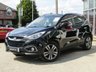 USED 2015 15 HYUNDAI IX35 1.7 PREMIUM PANORAMA CRDI 5d 114 BHP Finished in PHANTOM BLACK MET with contrasting FULL HEATED LEATHER SEATS. This Hyundai is a popular medium sized SUV. It's renowned for its excellent value for money, good looks and comfort. Features include, Sat Nav, Pan Roof, Heated Leather Seats, Rear View Camera, Power folding Mirrors and much more. Dealer serviced at 27502 miles, 41700 miles, 57699 miles, 68928 miles and recently at 78279 miles.