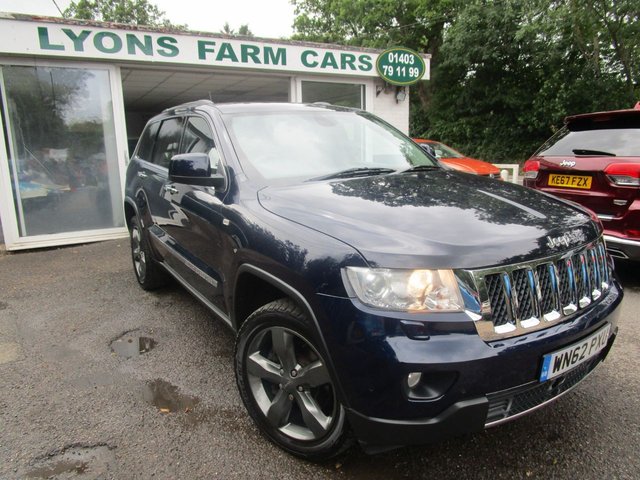 2012 62 Jeep Grand Cherokee 3.0 V6 CRD OVERLAND 4x4 5d 237 BHP AUTOMATIC FOUR WHEEL DRIVE