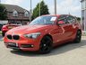 USED 2014 14 BMW 1 SERIES 2.0 116D SPORT 5d 114 BHP Finished in VALENICIA ORANGE METALLIC with contrasting BLACK ALCANTARA trim. If you are looking for a small hatchback with that spacious feel and enjoy driving then look no further. This punchy mid sized hatch kicks out a lively 114 BHP and is packed with extras. Features include Alloys, &pound;30 Road Tax, DAB Radio, B/Tooth and much more. Dealer serviced at 19327 miles, 36237 miles, 55047 miles and at 94371 miles on arrival at EMC. MOT due 11/07/2022.