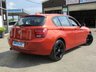 USED 2014 14 BMW 1 SERIES 2.0 116D SPORT 5d 114 BHP Finished in VALENICIA ORANGE METALLIC with contrasting BLACK ALCANTARA trim. If you are looking for a small hatchback with that spacious feel and enjoy driving then look no further. This punchy mid sized hatch kicks out a lively 114 BHP and is packed with extras. Features include Alloys, &pound;30 Road Tax, DAB Radio, B/Tooth and much more. Dealer serviced at 19327 miles, 36237 miles, 55047 miles and at 94371 miles on arrival at EMC. MOT due 11/07/2022.