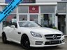 USED 2012 62 MERCEDES-BENZ SLK 2.1 SLK250 CDI BLUEEFFICIENCY AMG SPORT 2d 204 BHP PAN ROOF DESIGNO RED SEAT BELTS