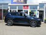 USED 2017 10 MAZDA CX-5 2.2 D SPORT NAV 5d 148 BHP Finished in DEEP CRYSTAL BLUE PEARL with contrasting BLACK HEATED LEATHER trim. This Mazda really is one of the best large family cars to drive. The Mazda CX-5's smart exterior is mirrored by its well-equipped cabin. Features include, BOSE, Heads Up Display, Sat Nav, DAB Radio, B/Tooth, Heated Steering Wheel, Heated Leather Seats, Power Rear Boot, Front and Rear Park Sensors and much more. Dealer Serviced at 7 miles, 13324 miles, 25809 miles, 37248 miles and at 50005 miles. MOT Due 18/3/2022.