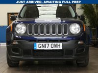USED 2017 17 JEEP RENEGADE 1.6 M-JET SPORT 5d 119 BHP 1 OWNER FSH WARRANTY