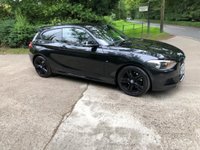 USED 2014 63 BMW 1 SERIES 2.0 125I M SPORT 3d 215 BHP RED LEATHER+FBMWSH+RARE AUTO