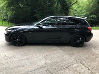USED 2014 63 BMW 1 SERIES 2.0 125I M SPORT 3d 215 BHP RED LEATHER+FBMWSH+RARE AUTO
