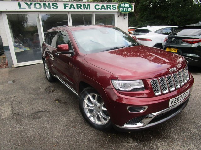 2017 67 Jeep Grand Cherokee 3.0 V6 CRD SUMMIT 4x4 5d 247 BHP AUTOMATIC FOUR WHEEL DRIVE