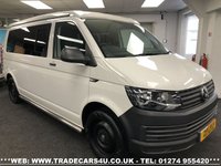 USED 2016 16 VOLKSWAGEN TRANSPORTER VW TRANSPORTER T32 STARTLINE T6 TDI B.MOTION LWB WHITE CAMPER MOTORHOME ** FREE UK DELIVERY*VIDEO AVAILABLE* FINANCE ARRANGED* PART EX*HPI CLEAR