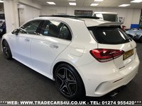 USED 2019 19 MERCEDES-BENZ A-CLASS 2019 MERCEDES A35 AMG 4MATIC AWD PREMIUM PLUS SPDS DCT WHITE FREE UK DELIVERY*VIDEO AVAILABLE* FINANCE ARRANGED* PART EX*HPI CLEAR
