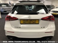 USED 2019 19 MERCEDES-BENZ A-CLASS 2019 MERCEDES A35 AMG 4MATIC AWD PREMIUM PLUS SPDS DCT WHITE FREE UK DELIVERY*VIDEO AVAILABLE* FINANCE ARRANGED* PART EX*HPI CLEAR