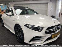 USED 2019 19 MERCEDES-BENZ A-CLASS 2019 MERCEDES A35 AMG 4MATIC AWD PREMIUM PLUS SPDS DCT WHITE FREE UK DELIVERY*VIDEO AVAILABLE* FINANCE ARRANGED* PART EX*HPI CLEAR