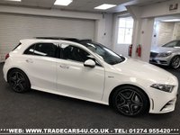 USED 2019 19 MERCEDES-BENZ A-CLASS 2019 MERCEDES A35 AMG 4MATIC AWD PREMIUM PLUS SPDS DCT WHITE FREE UK DELIVERY*VIDEO AVAILABLE* FINANCE ARRANGED* PART EX*HPI CLEAR