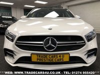 USED 2019 19 MERCEDES-BENZ A-CLASS 2019 MERCEDES A35 AMG 4MATIC AWD PREMIUM PLUS SPDS DCT WHITE FREE UK DELIVERY*VIDEO AVAILABLE* FINANCE ARRANGED* PART EX*HPI CLEAR