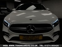 USED 2019 19 MERCEDES-BENZ A-CLASS 2019 MERCEDES A35 AMG 4MATIC AWD PREMIUM PLUS SPDS DCT WHITE FREE UK DELIVERY*VIDEO AVAILABLE* FINANCE ARRANGED* PART EX*HPI CLEAR